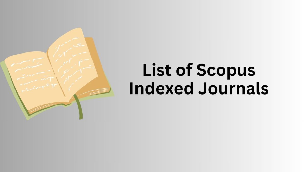 List of Scopus Indexed Journals